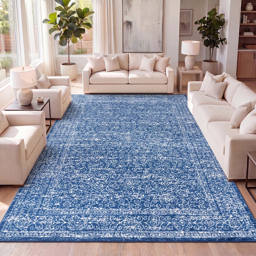 Azul Filigree Area Rug. Picture 10
