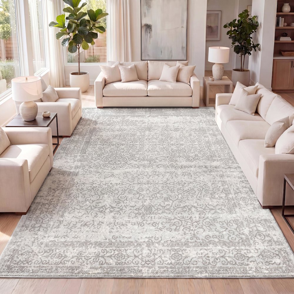 Azul Filigree Area Rug. Picture 10