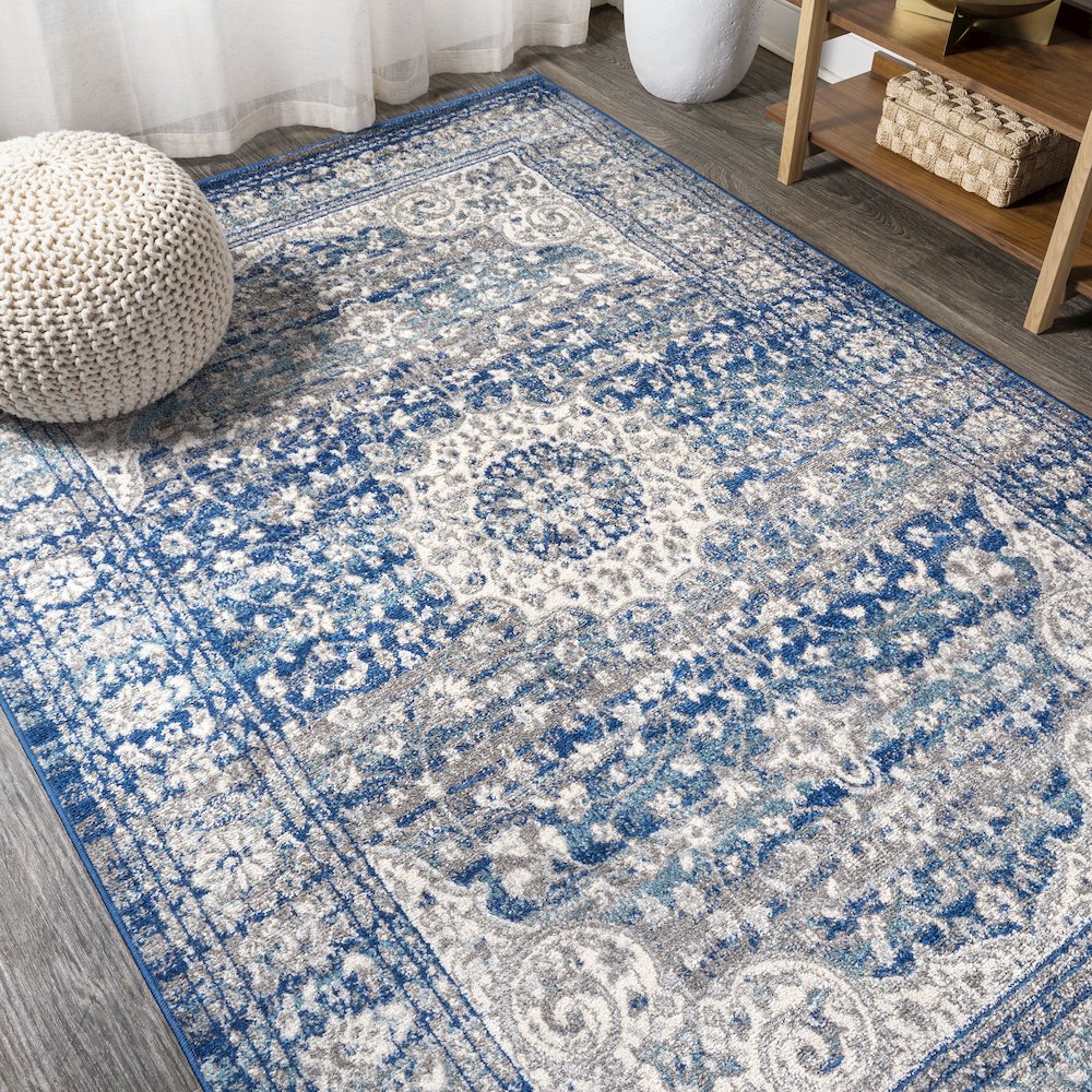 Scala Ornate Bohemian Medallion Area Rug. Picture 4