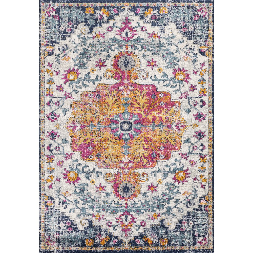 Anaise Ornate Boho Medallion Area Rug. Picture 1