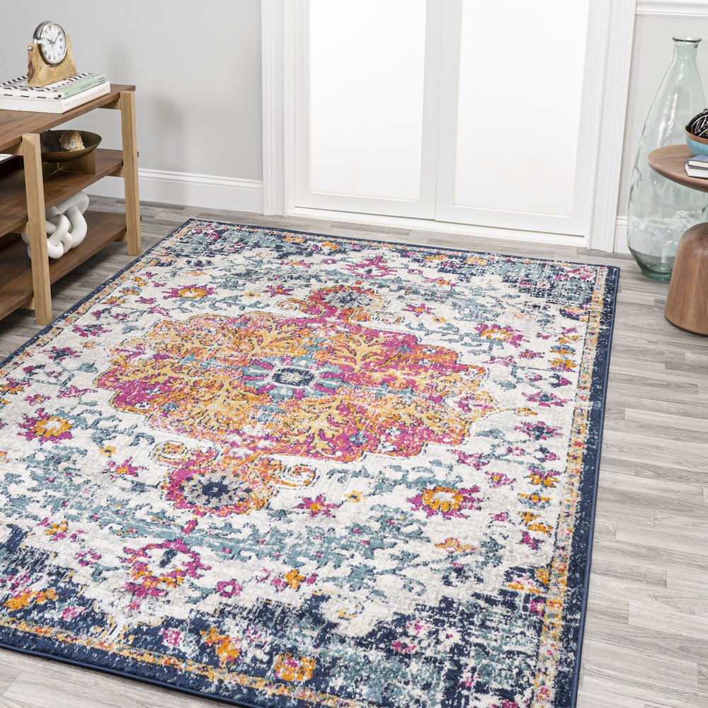 Anaise Ornate Boho Medallion Area Rug. Picture 2