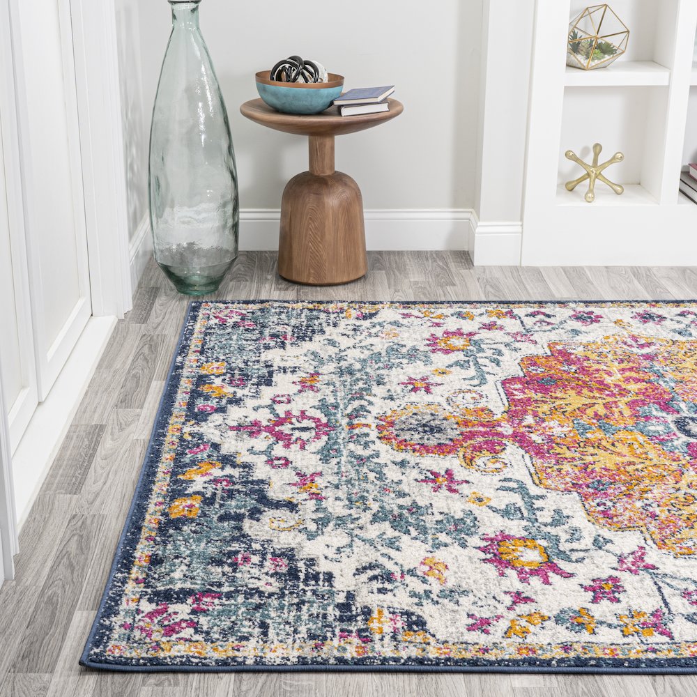 Anaise Ornate Boho Medallion Area Rug. Picture 3