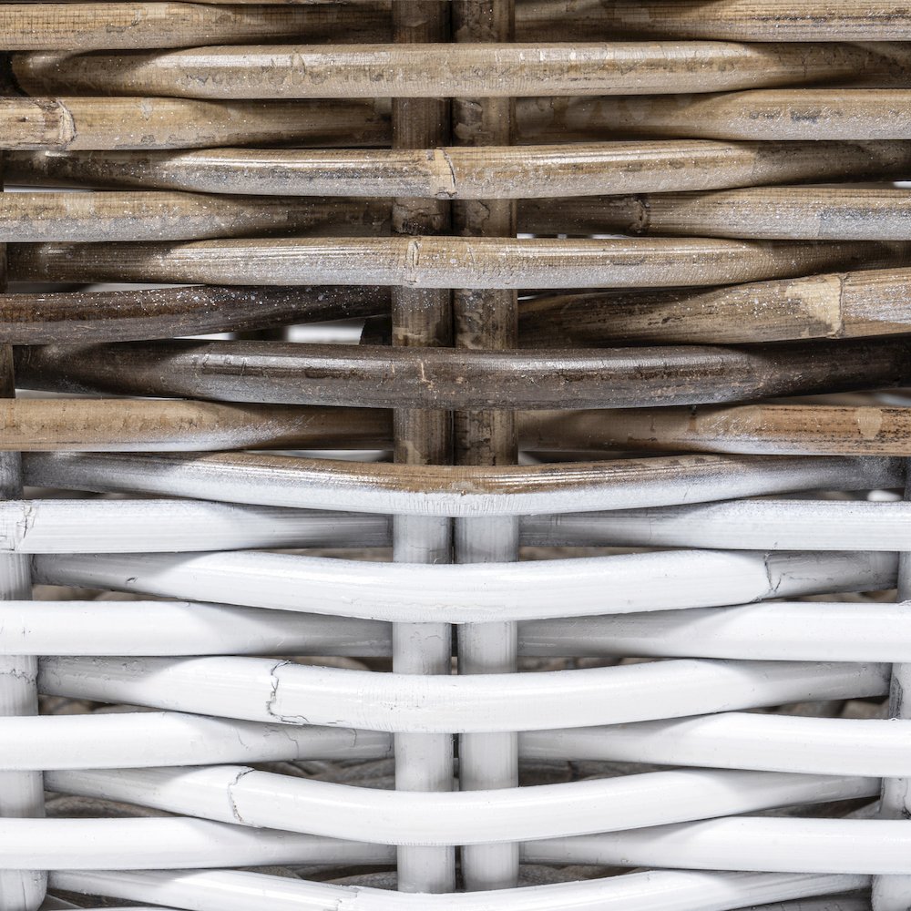 Ternion Cottage Hand-Woven Rattan Nesting Baskets With Handles. Picture 2