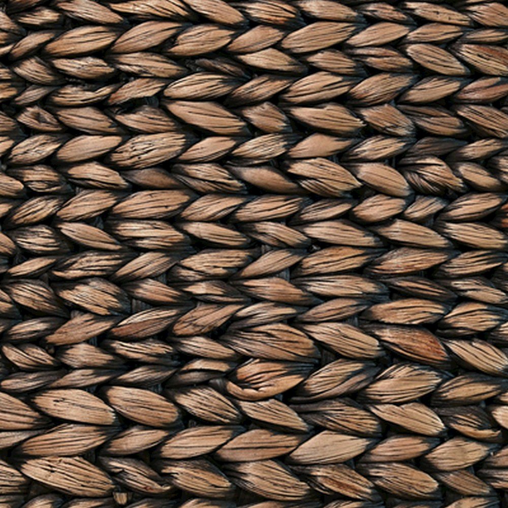 Clara Farmhouse Classic Handwoven Hyacinth Rectangle Storage Floor Baskets. Picture 4