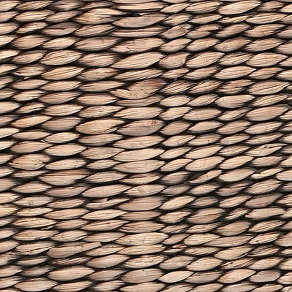 Ashton Classic Farmhouse Handwoven Hyacinth Rolling Filing Basket. Picture 4