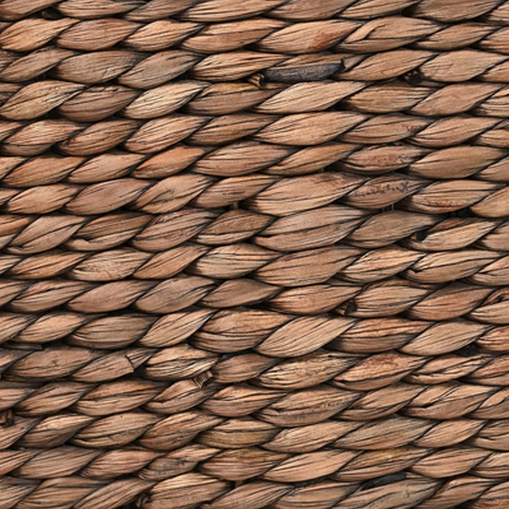 Brooks Classic Farmhouse Woven Hyacinth Rectangular Storage Baskets. Picture 4