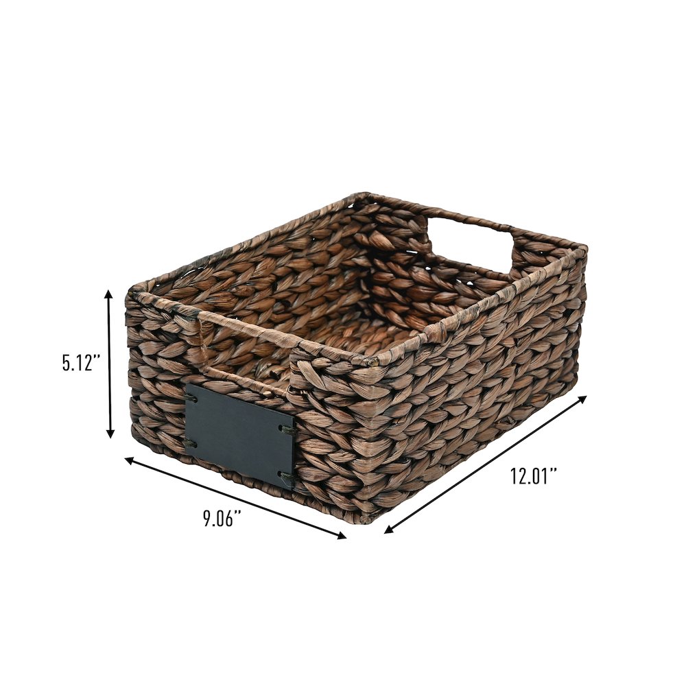 Lane Classic Farmhouse Handwoven Hyacinth Pantry Baskets. Picture 2