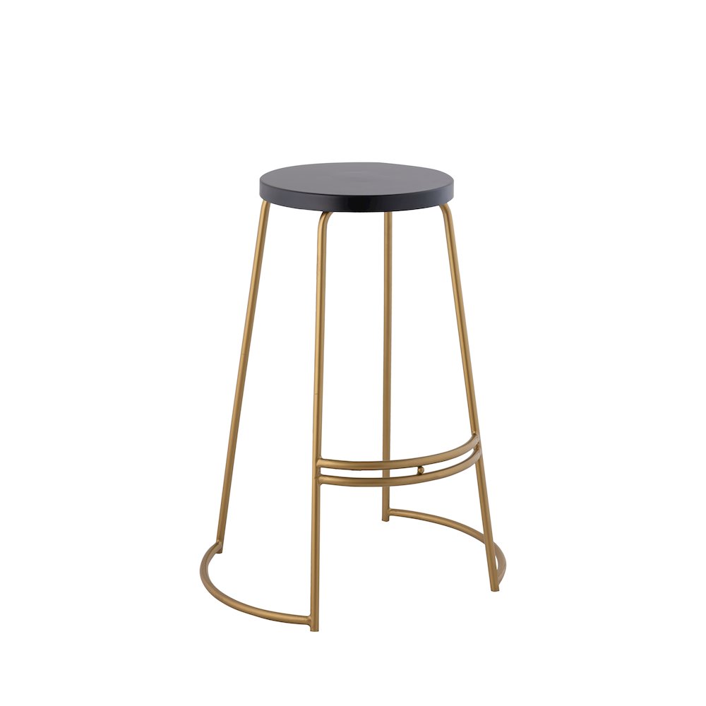 Hula Modern 28.75" Backless Metal Bar Stool. Picture 5