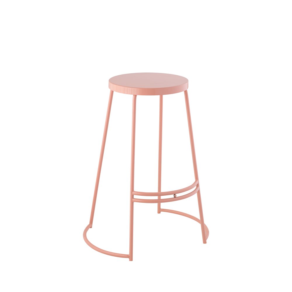 Hula Modern 28.75" Backless Metal Bar Stool. Picture 5