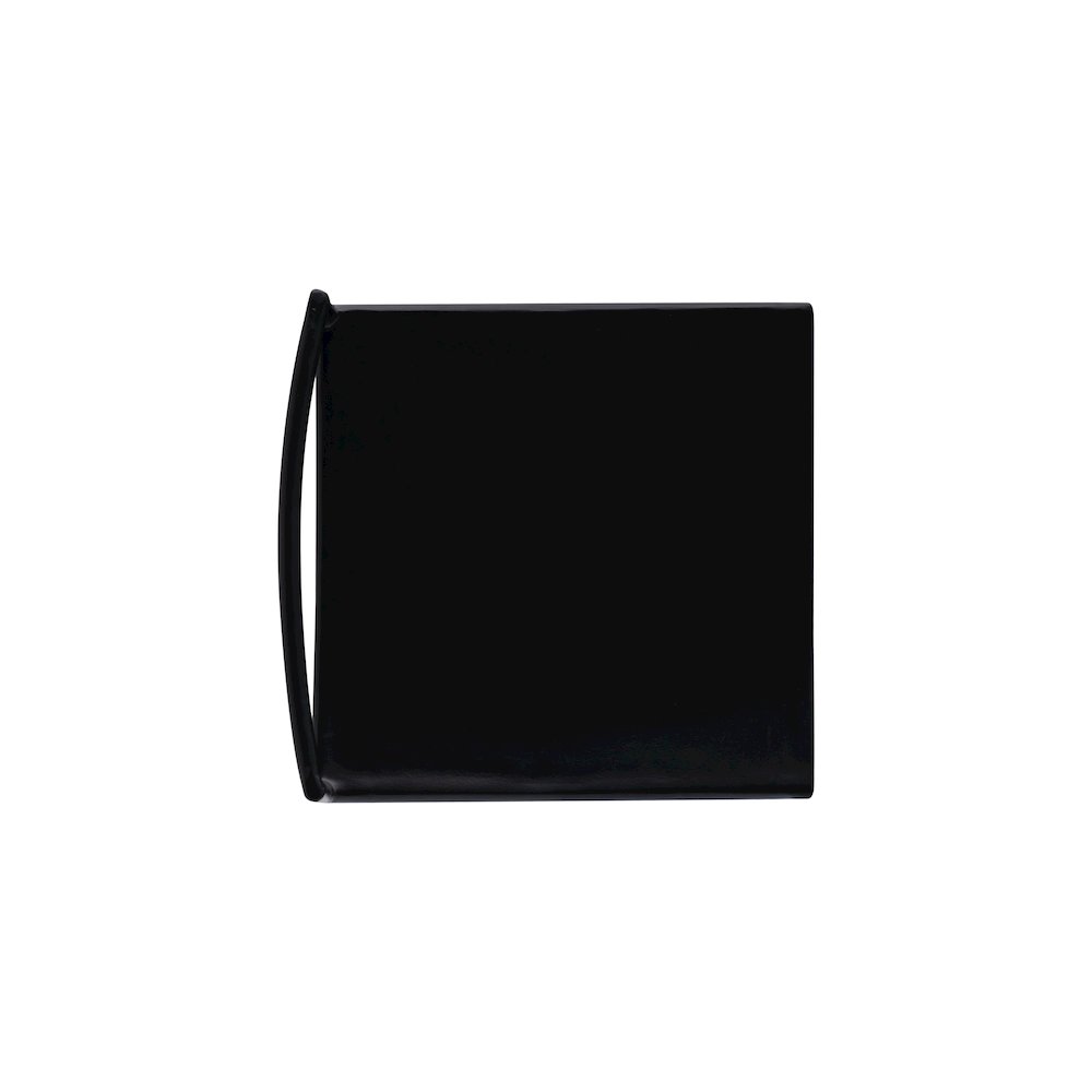 Svelte Minimalist 29.5" Seat Height Black Metal Armless Low Back Bar Stool with. Picture 6