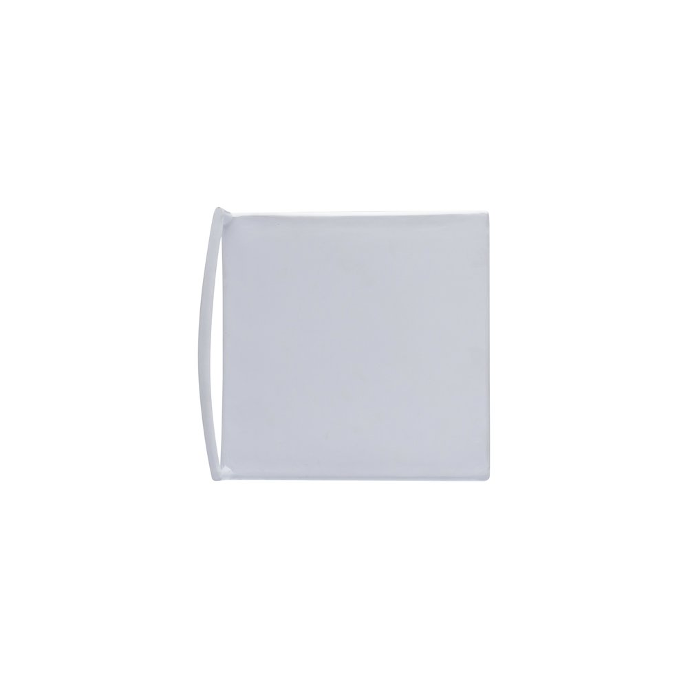 Svelte Minimalist 29.5" Seat Height White Metal Armless Low Back Bar Stool with. Picture 6