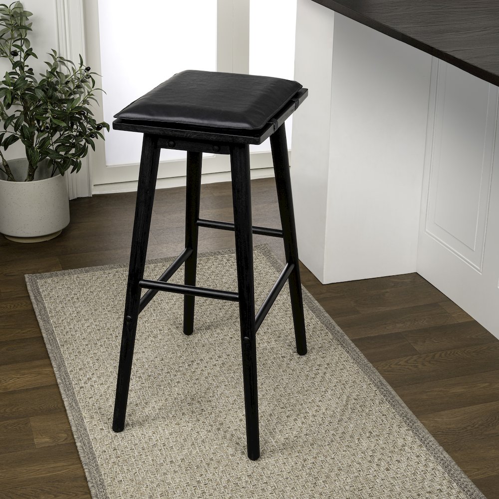Peroni Mid-Century 30.5" Backless Bar Stool. Picture 3