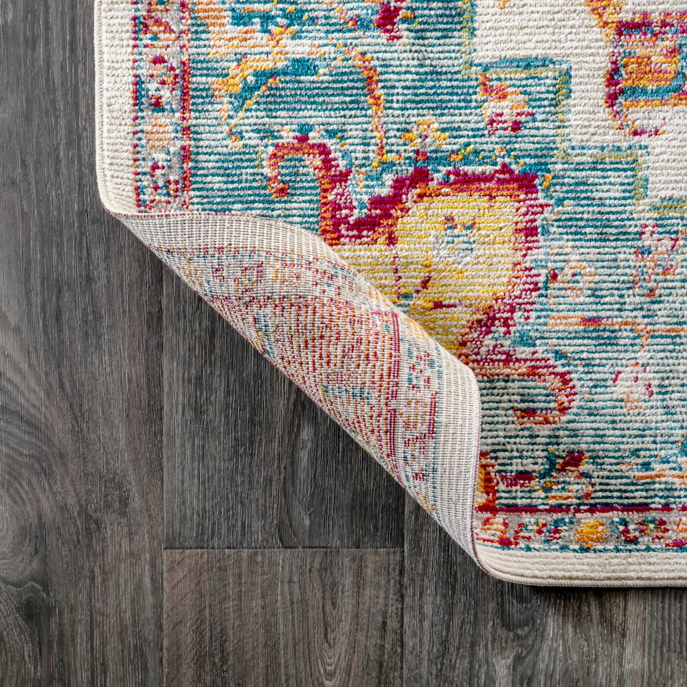 Zafra Vintage Medallion Area Rug. Picture 3