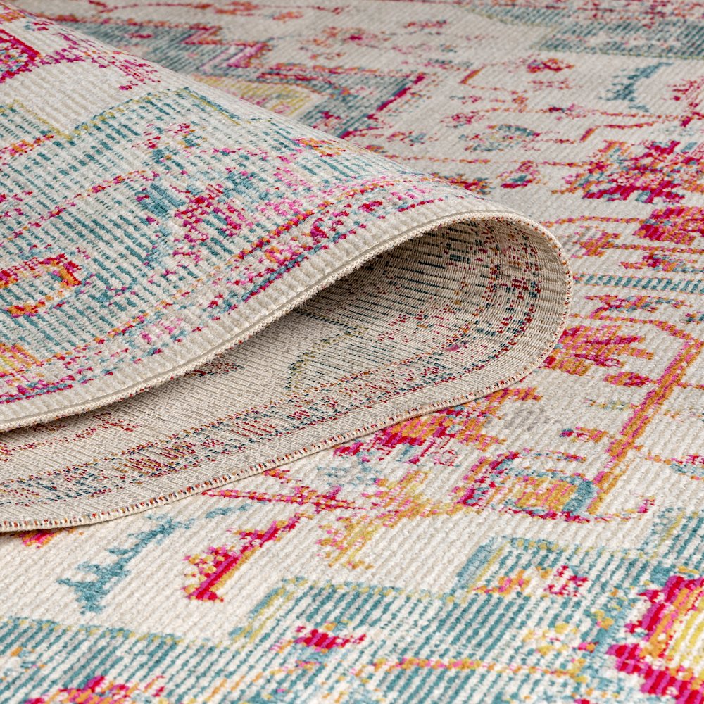 Zafra Vintage Medallion Area Rug. Picture 6
