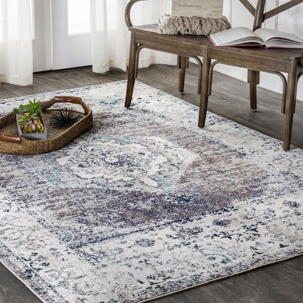 Ankara Vintage Medallion Area Rug. Picture 2