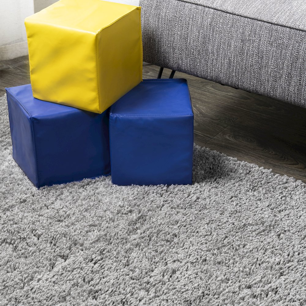 Groovy Solid Shag Area Rug. Picture 11