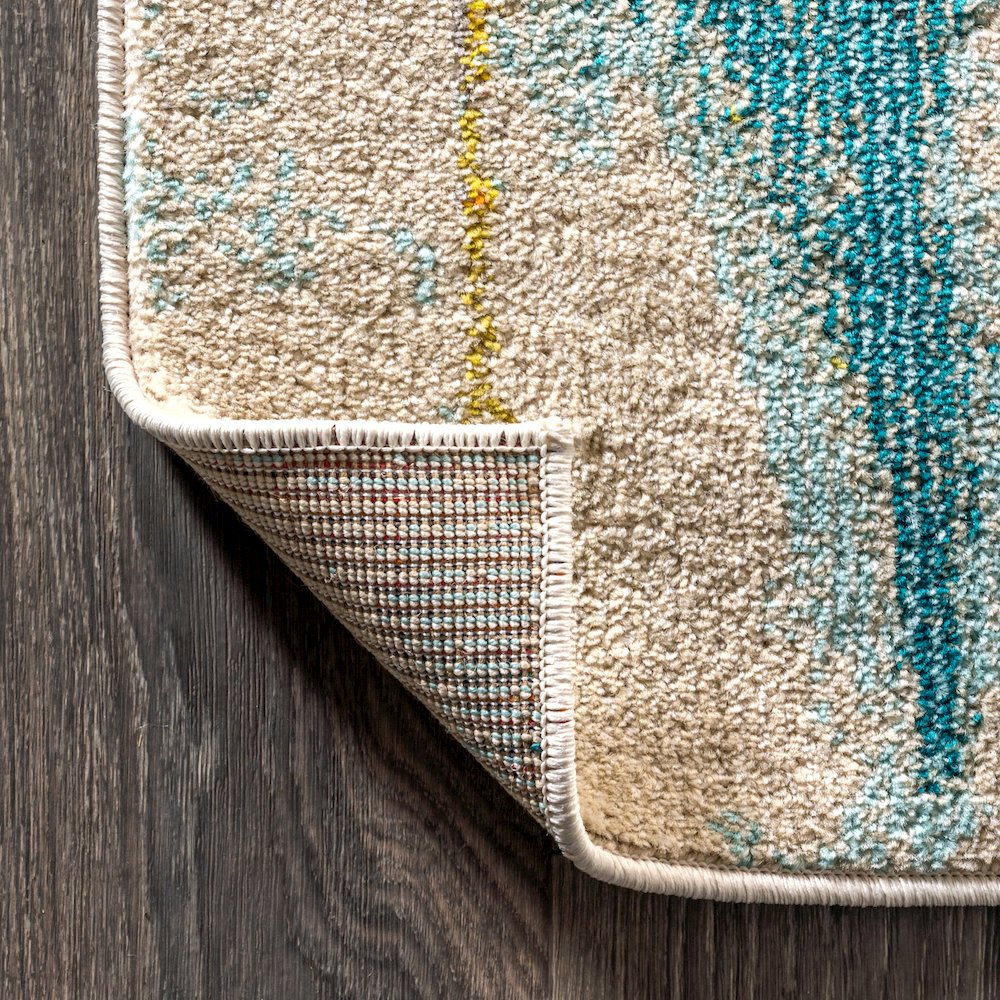 Contemporary Pop Modern Abstract Waterfall Area Rug. Picture 3