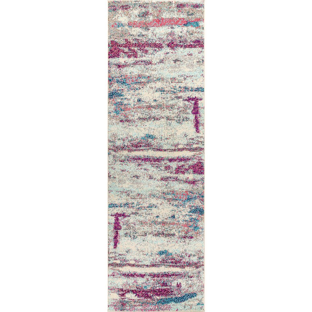 Contemporary Pop Modern Abstract Brushstroke Area Rug. Picture 1