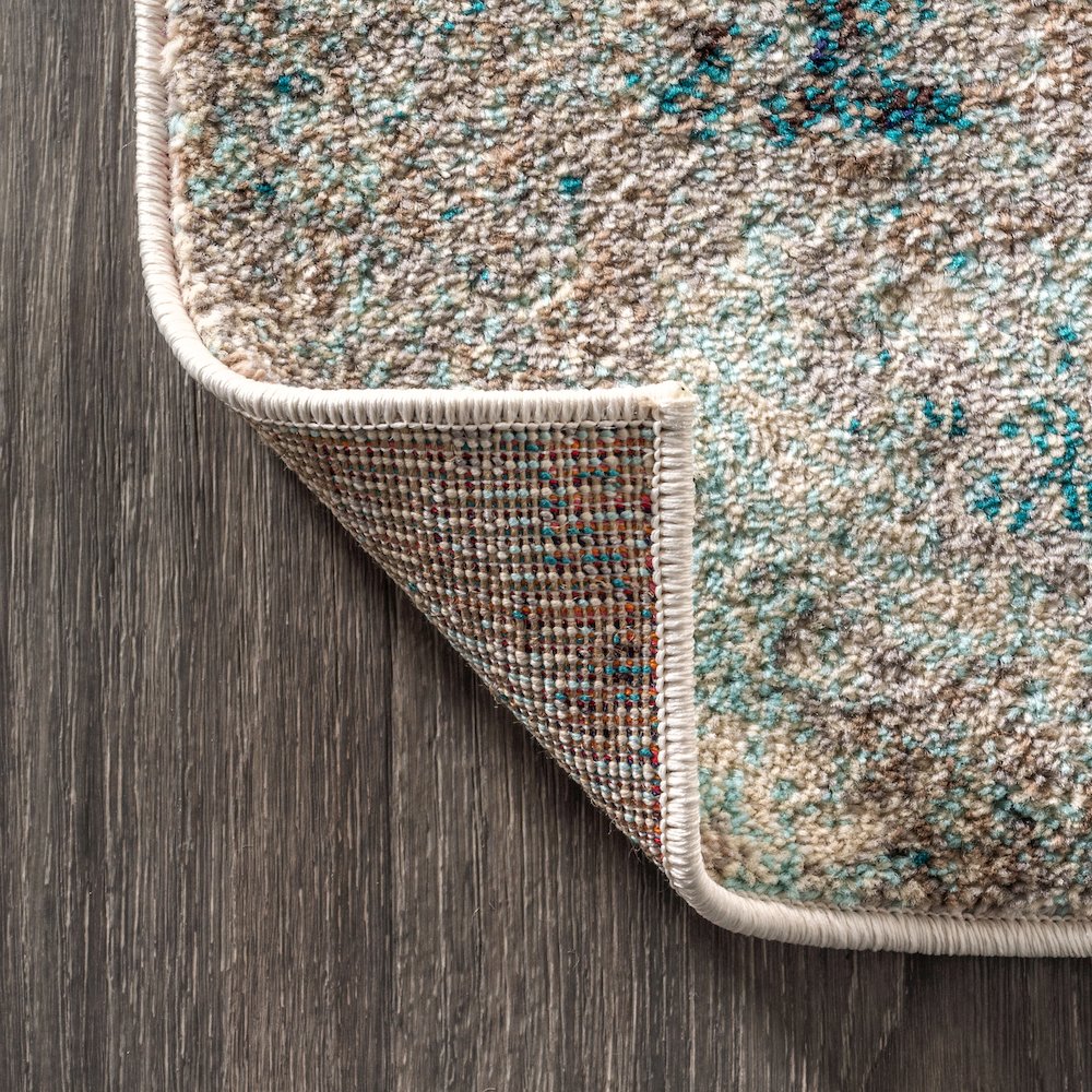 Contemporary Pop Modern Abstract Vintage Faded Area Rug. Picture 3