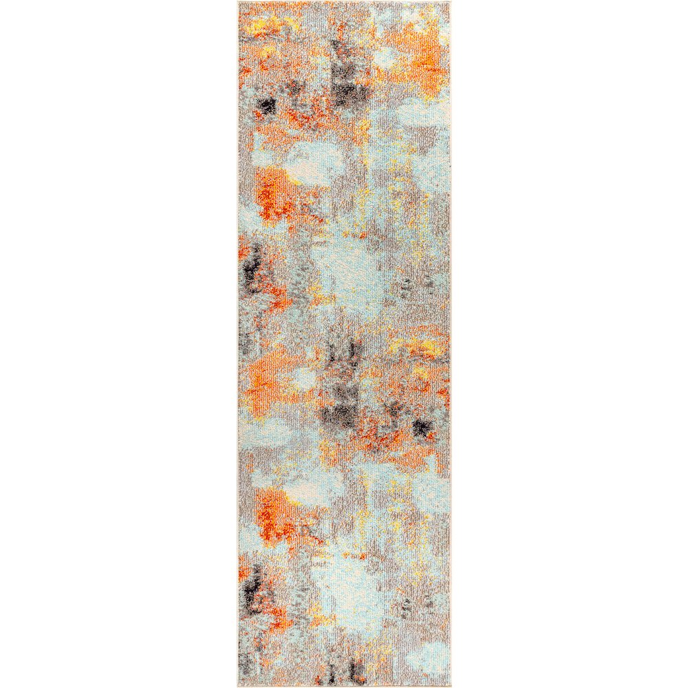 Contemporary Pop Modern Abstract Vintage Area Rug. Picture 1