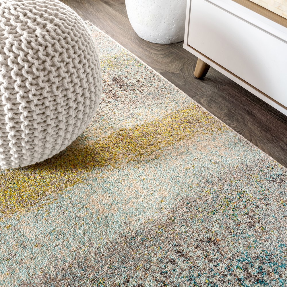 Style Contemporary Pop Modern Abstract Vintage Area Rug. Picture 5