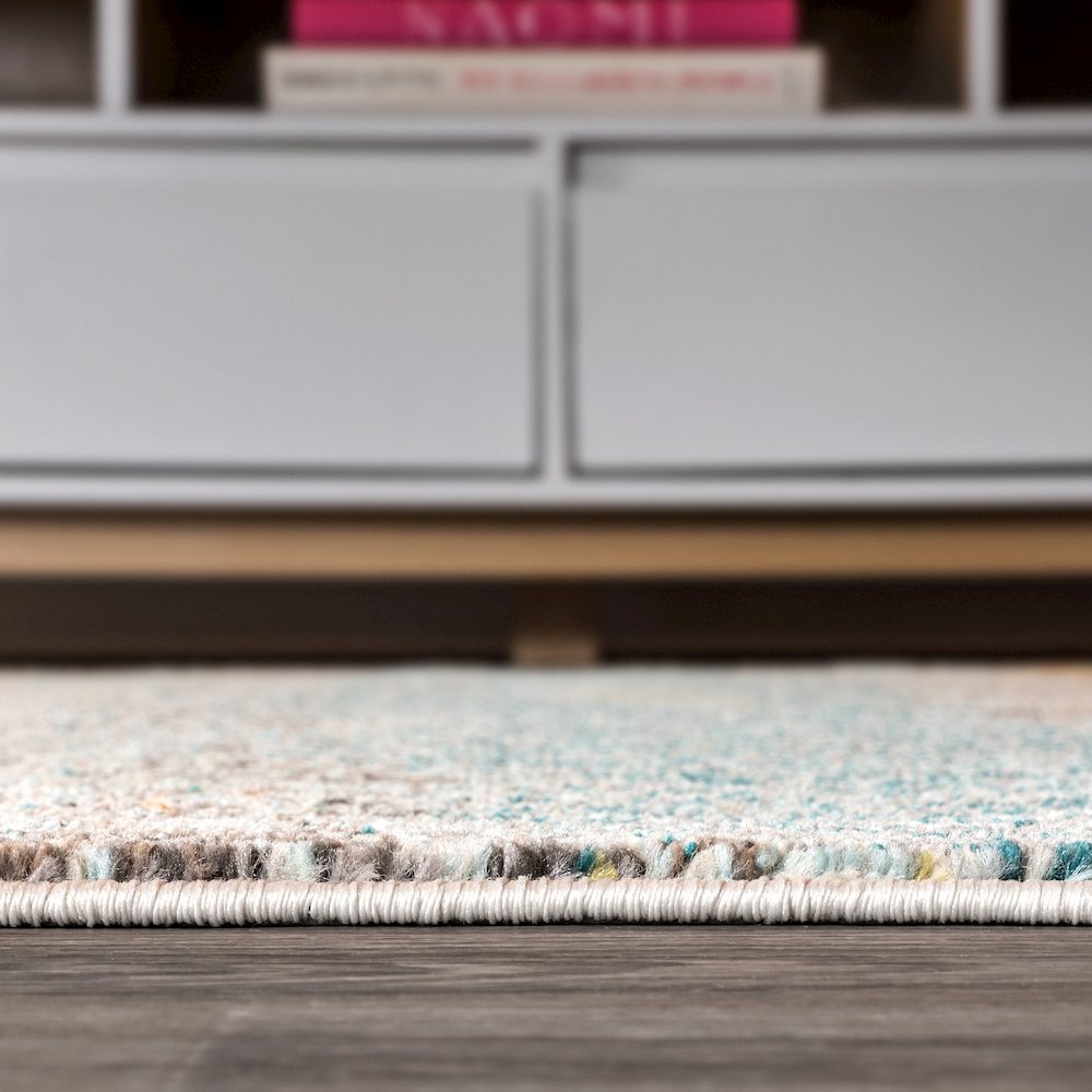 Style Contemporary Pop Modern Abstract Vintage Area Rug. Picture 7