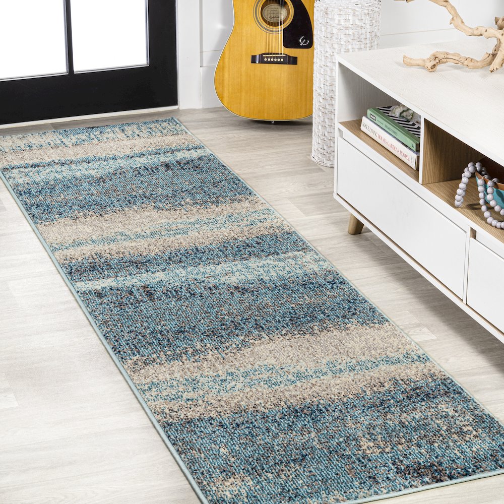 Style Contemporary Pop Modern Abstract Vintage Area Rug. Picture 2