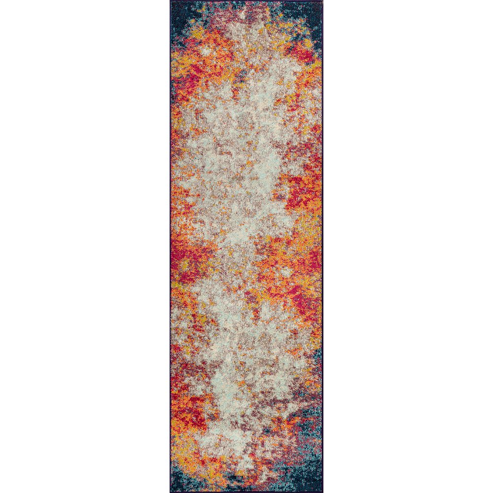Contemporary Pop Modern Abstract Area Rug. Picture 1