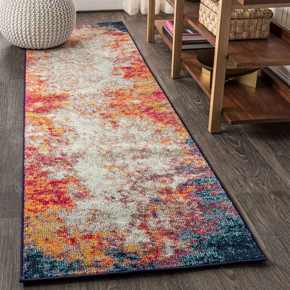 Contemporary Pop Modern Abstract Area Rug. Picture 2