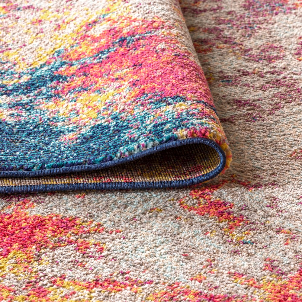 Contemporary Pop Modern Abstract Area Rug. Picture 6
