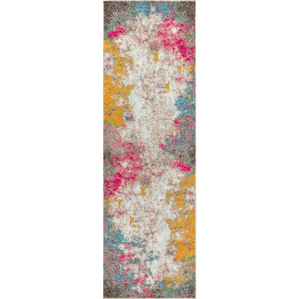 Contemporary Pop Modern Abstract Area Rug. Picture 1