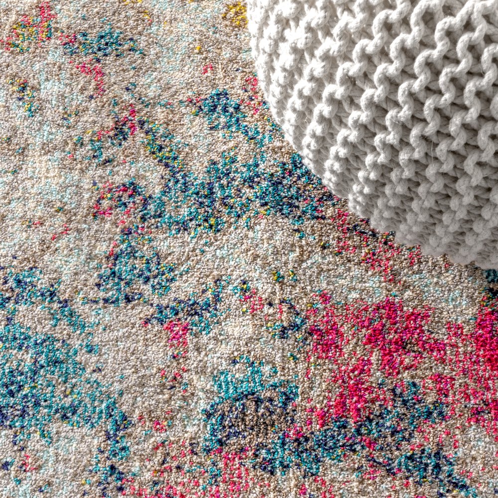 Contemporary Pop Modern Abstract Area Rug. Picture 4
