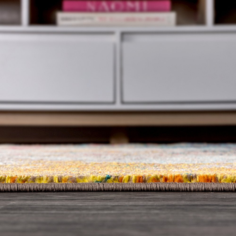 Contemporary Pop Modern Abstract Area Rug. Picture 7