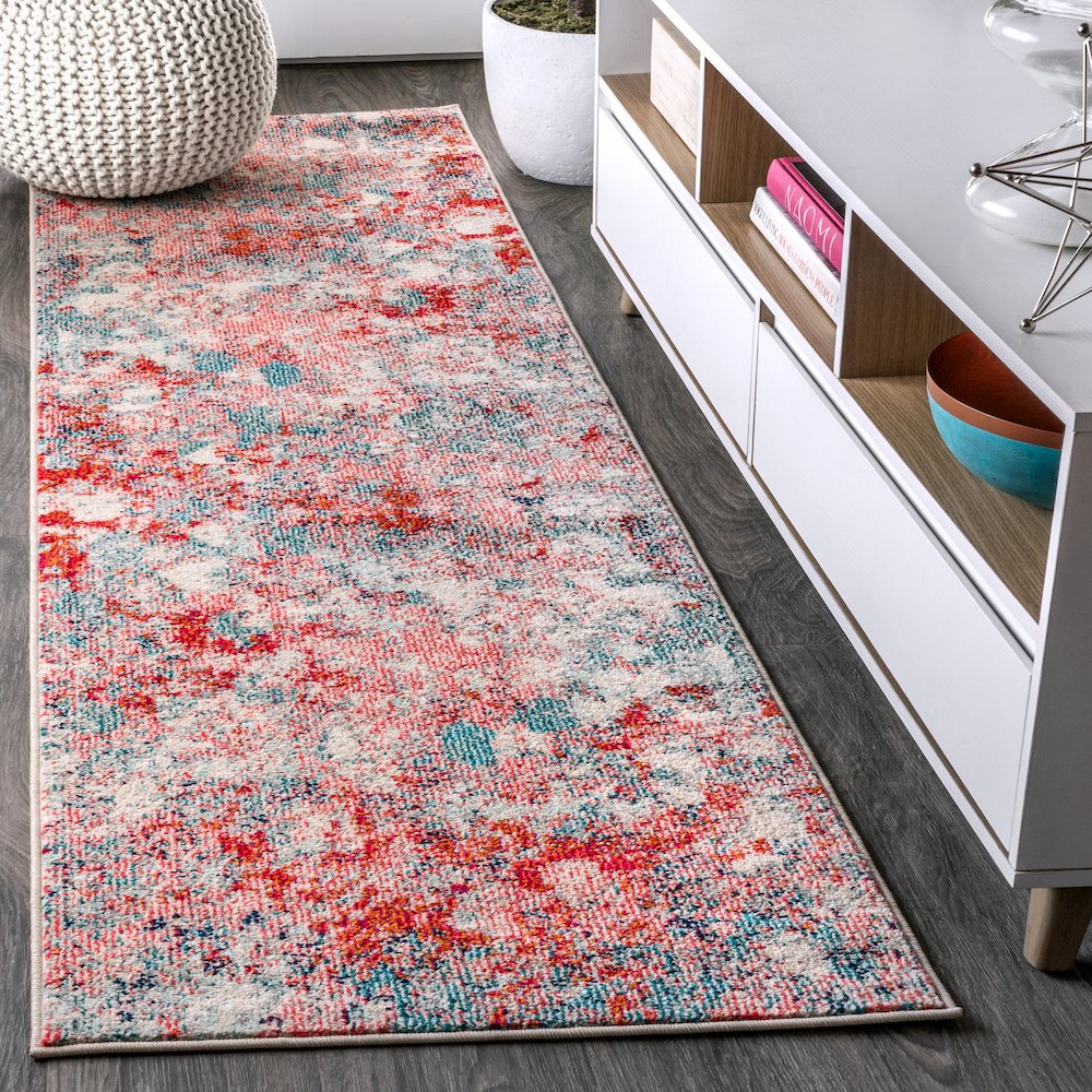 Inspired Contemporary Pop Modern Abstract Area Rug. Picture 2