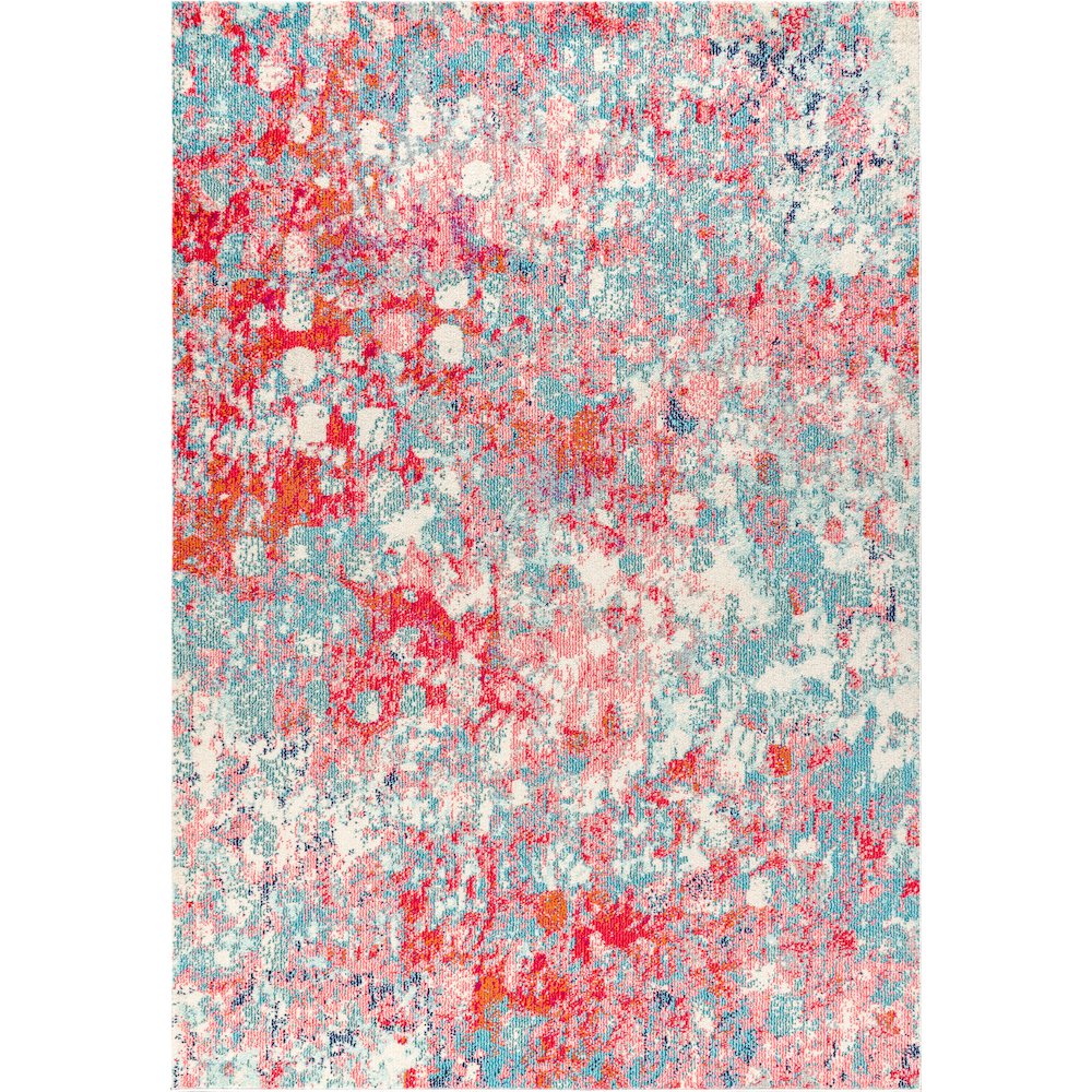 Inspired Contemporary Pop Modern Abstract Area Rug. Picture 1