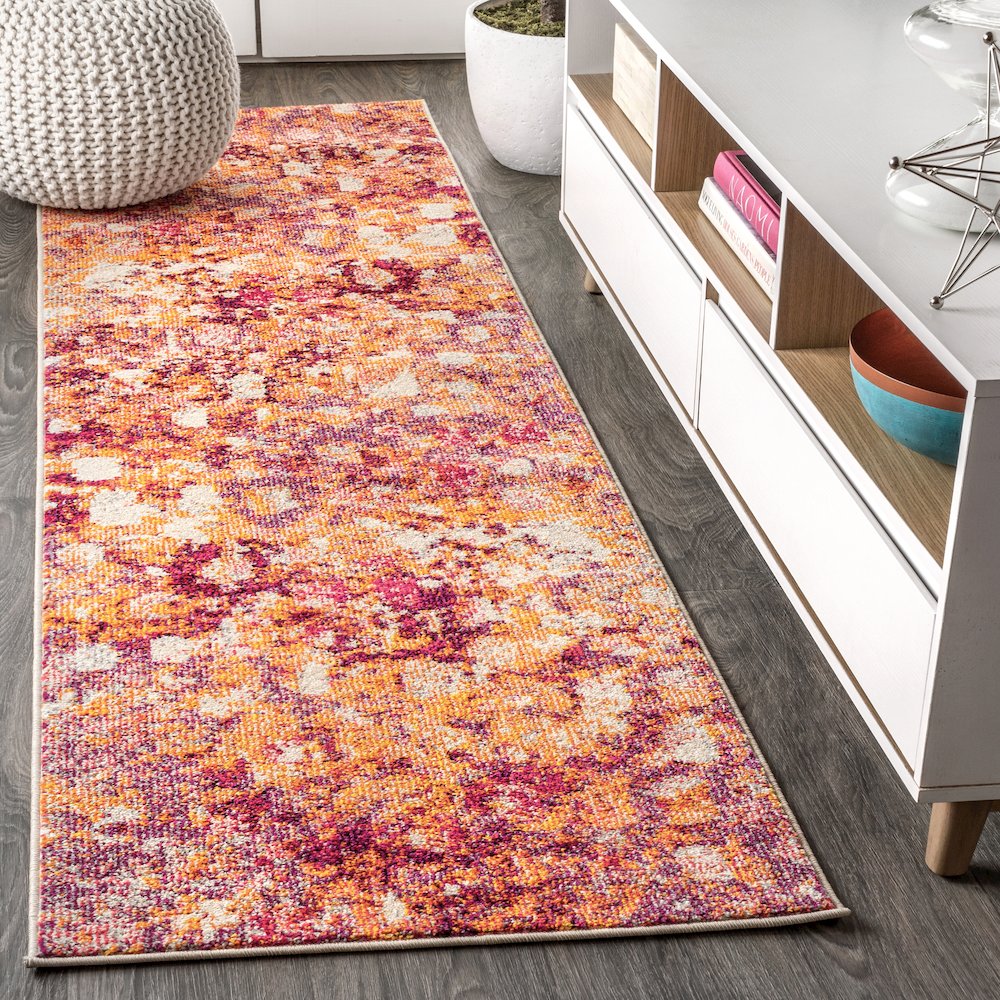 Inspired Contemporary Pop Modern Abstract Area Rug. Picture 2