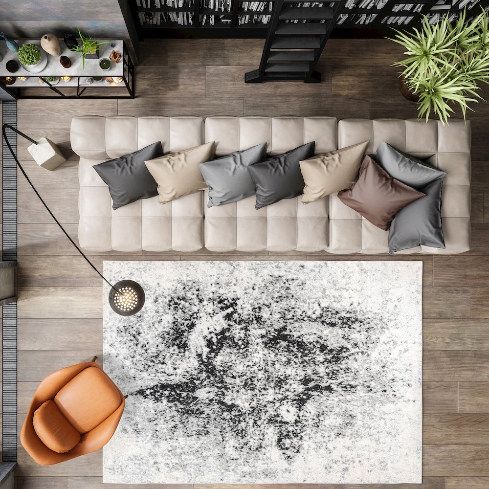 Dune Modern Abstract Area Rug. Picture 5