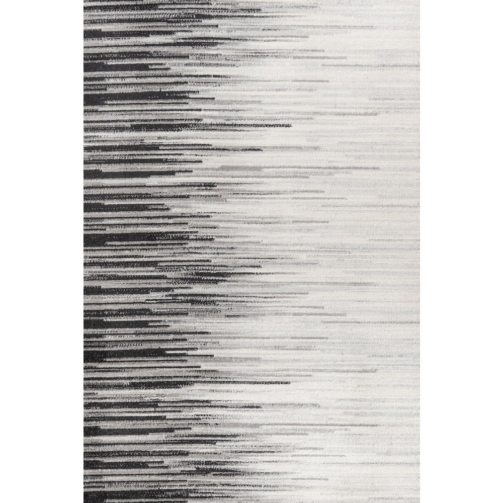 Linear Modern Half Stripe Area Rug. Picture 1
