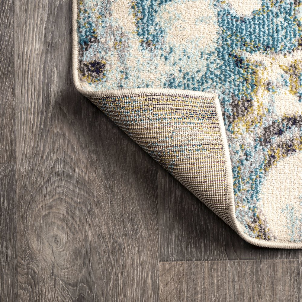Pebble Marbled Abstract Area Rug. Picture 3