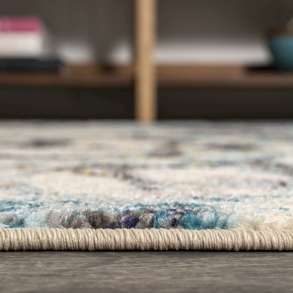 Pebble Marbled Abstract Area Rug. Picture 7