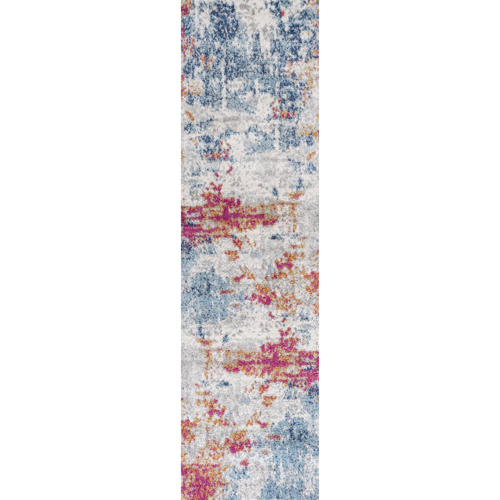 Sunset Modern Abstract Area Rug. Picture 1