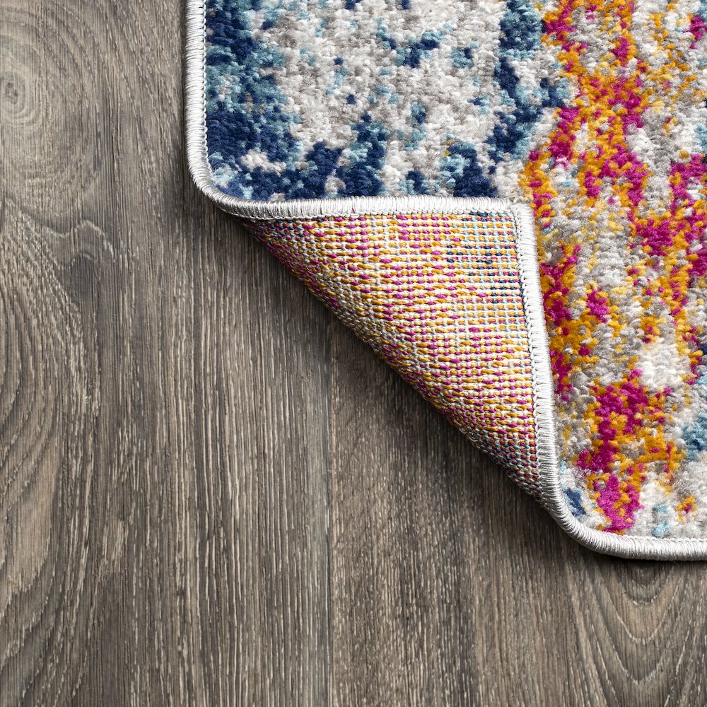 Sunset Modern Abstract Area Rug. Picture 3
