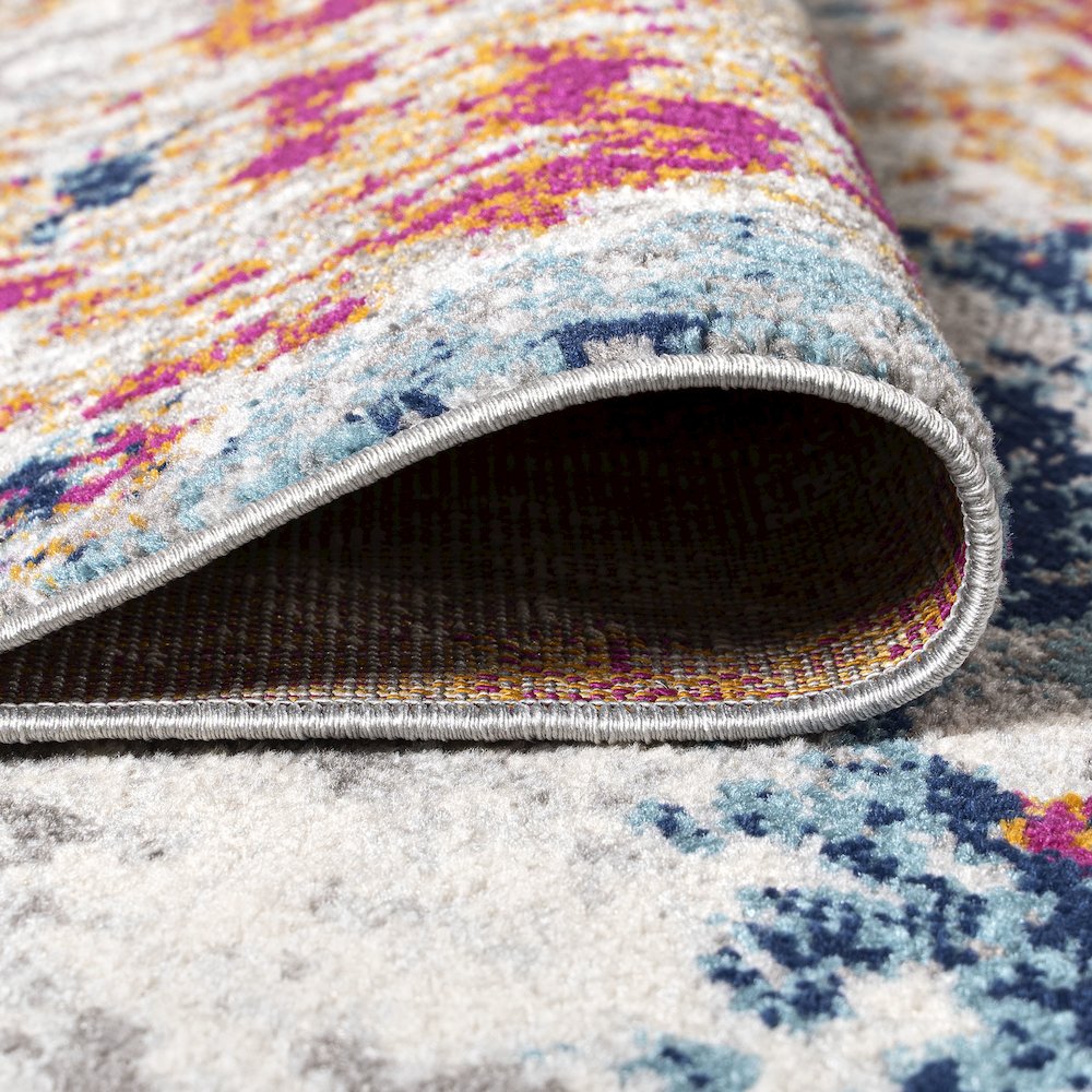 Sunset Modern Abstract Area Rug. Picture 6