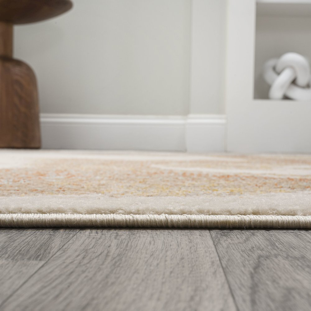 Petalo Abstract Two Tone Modern Area Rug. Picture 7