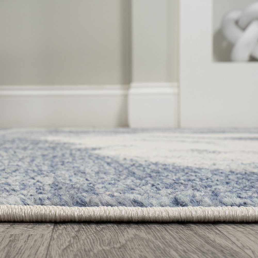 Petalo Abstract Two Tone Modern Area Rug. Picture 7