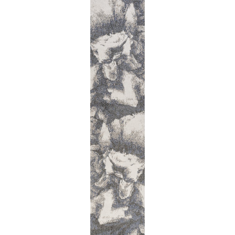 Petalo Abstract Two Tone Modern Area Rug. Picture 1