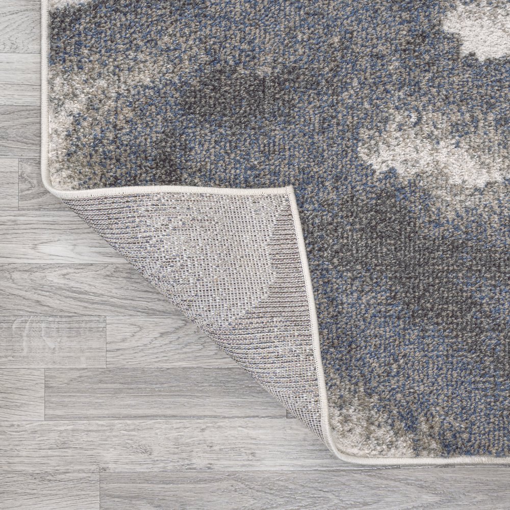 Petalo Abstract Two Tone Modern Area Rug. Picture 3