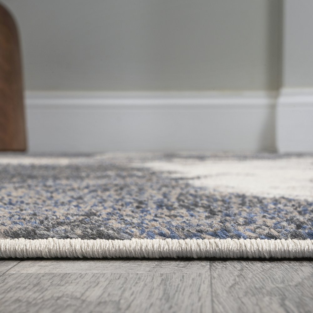 Petalo Abstract Two Tone Modern Area Rug. Picture 7
