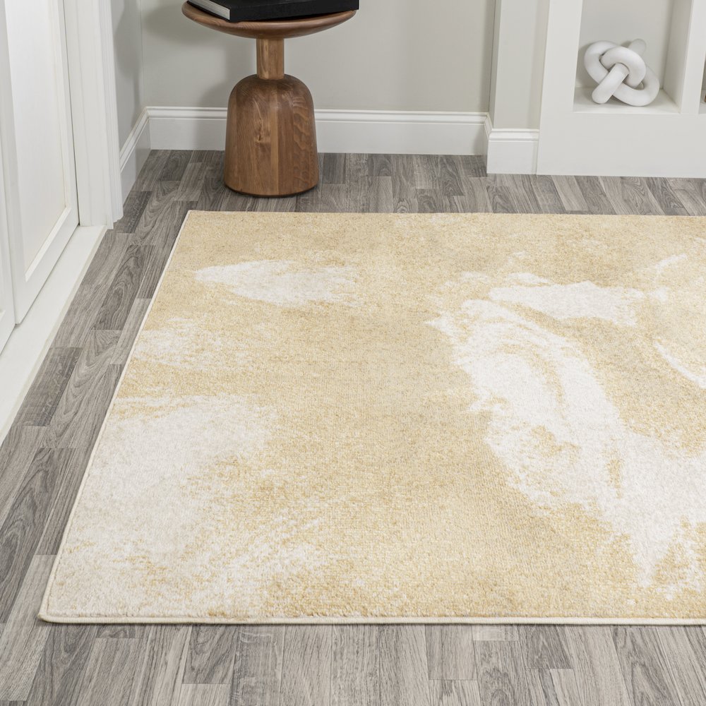 Petalo Abstract Two Tone Modern Area Rug. Picture 3