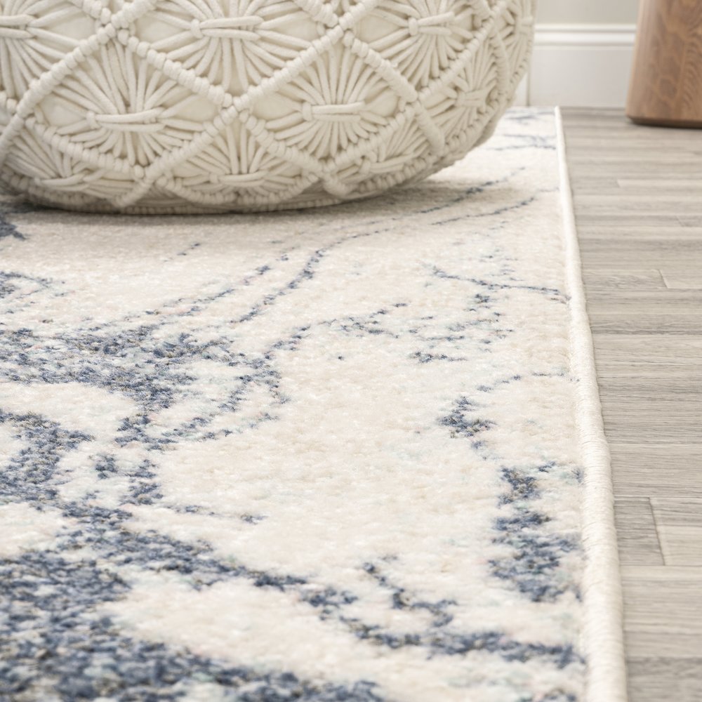 Marmo Abstract Marbled Modern Area Rug. Picture 5